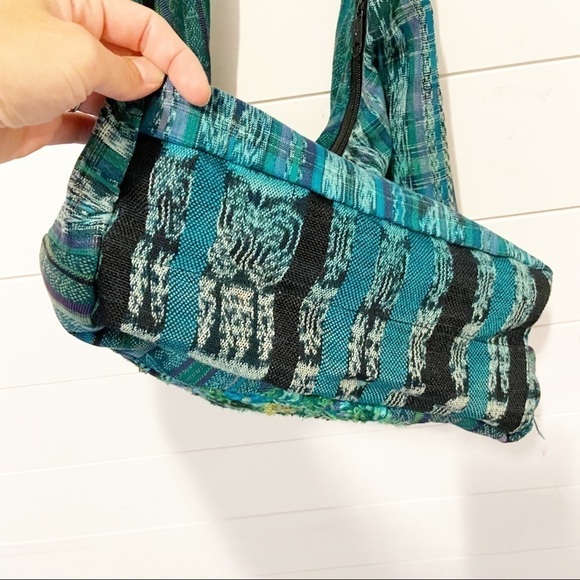 No Brand | Bobo Style Crossbody Green Embroidered Bag - Picture 12 of 16